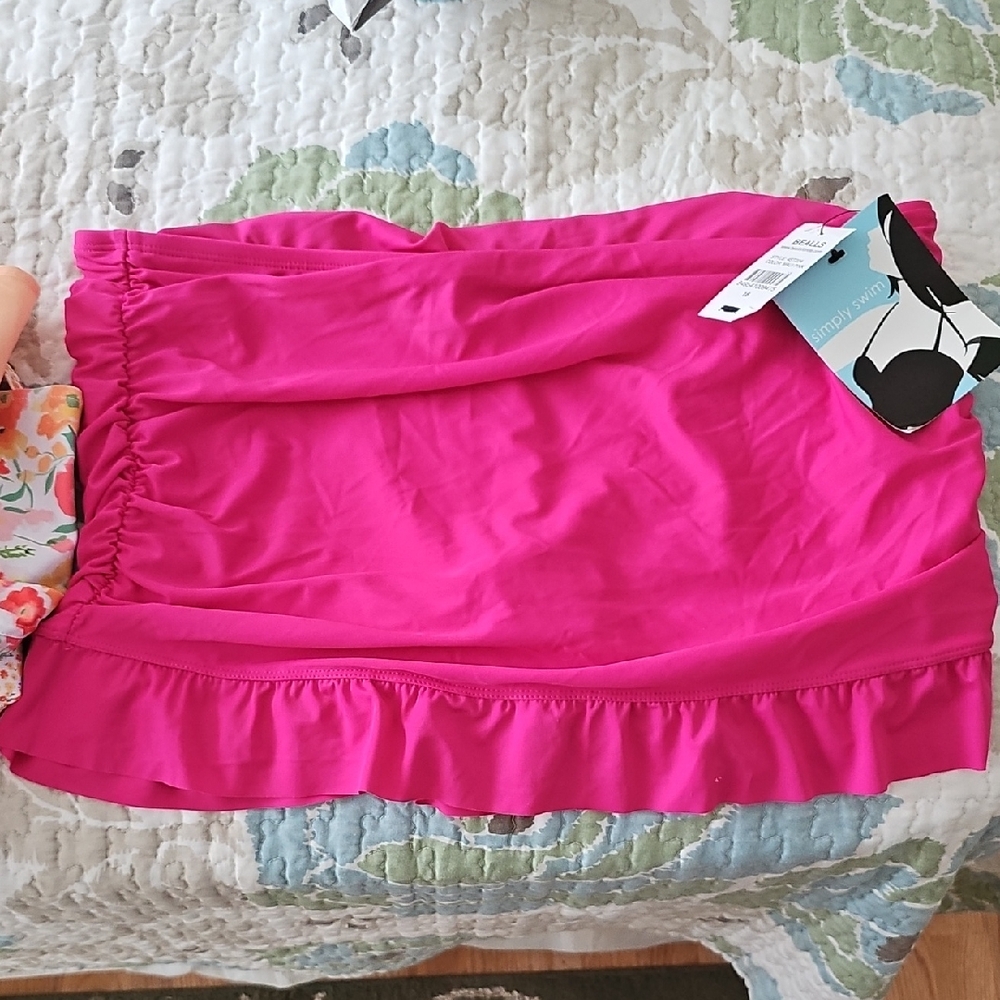 Simply Swim Pink Skirt